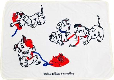 MORIPiLO Manta de Colo Morishita Cerâmica Misato 101 Dálmatas Marfim 70x100cm Meia Manta Produtos de Personagens Disney 4621433