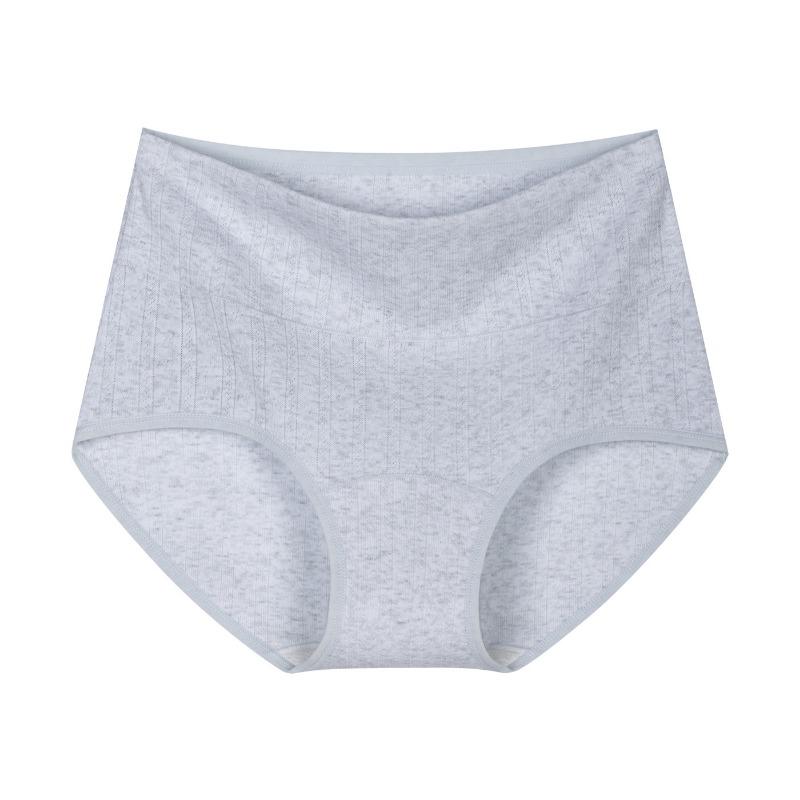 Women S High Waisted Cotton Triangle Underwear Antibacterial Breathable