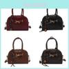 Vintage Handheld Commuter Bag For Women Pu Material Small Crossbody Purse With Large Capacity