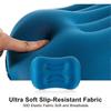 Ink Blue Inflatable Camping Pillow, Ultralight Beach Cushion, Compressible Compact Ergonomic Travel Cushion, Camping Pillows For Hiking, Outdoor, Offi