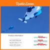 Enormous 3d Kite Frameless Soft Parafoil Whale Family Outdoor Sports Toy Kids