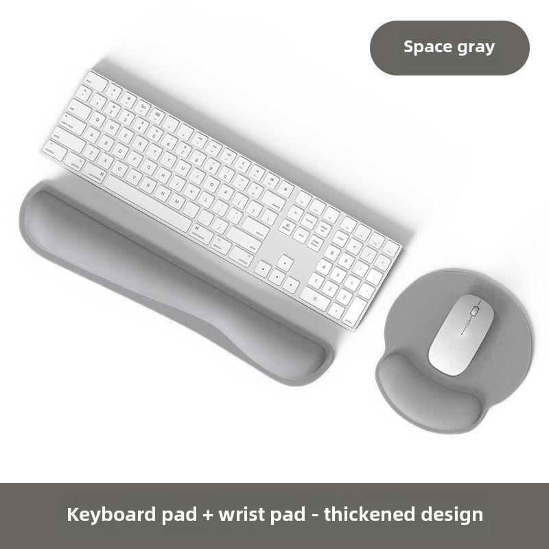 High-Value Silicone Memory Foam Wrist Pad - Non-Slip Cloud Girl Design for Office Mouse Use