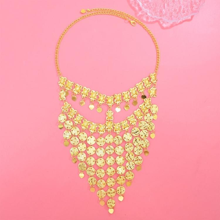 Theme Party Face Curtain Headpiece with Coin Detail, Dance Costume Headwear for Stage Styling, Photo Looks, and Costume Outfits Use