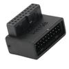 USB Front Panel Adapter Front Panel Socket 90 Degrees  Elbow USB3.0 19Pin To 20Pin Header Adapter for PC