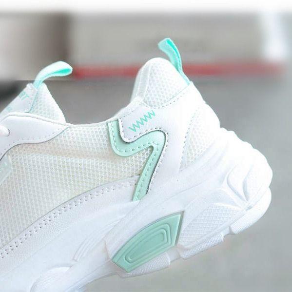 Mesh Hollowed-out Small White Shoes Women Summer Mesh Shoes Joker Thick-soled Breathable Sneakers