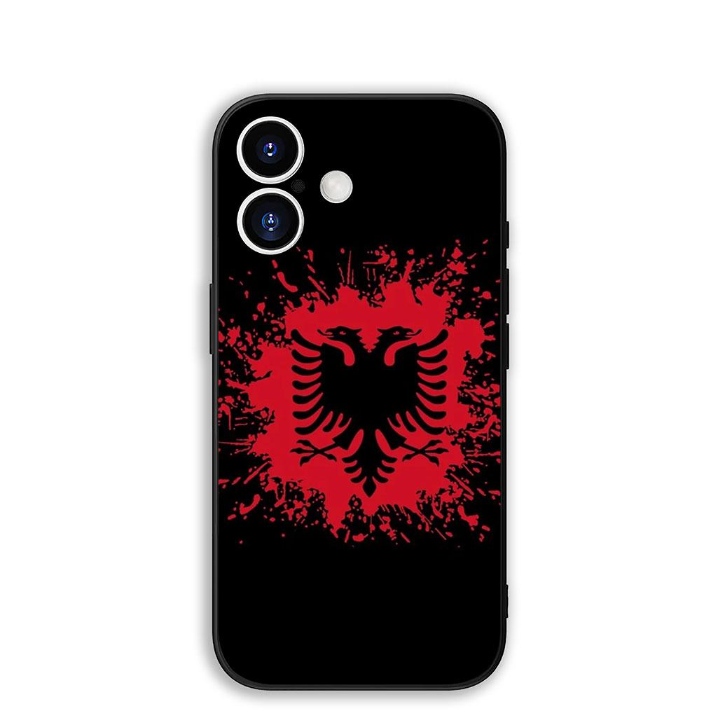 

Cover for Xiaomi Redmi 15 15C 14C 8A A4 A5 Note 8 7 14 Pro + 8T 14S Protective Phone Case Wallpaper Albania Albanians Flag Redmi Note 8