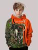 Hirschjagd Hoodies für Jungen Tiere Outdoor Camouflage 3D Vollprint Frühling Herbst Kinderkleidung Locker Lässig Sweatshirt Oberteile