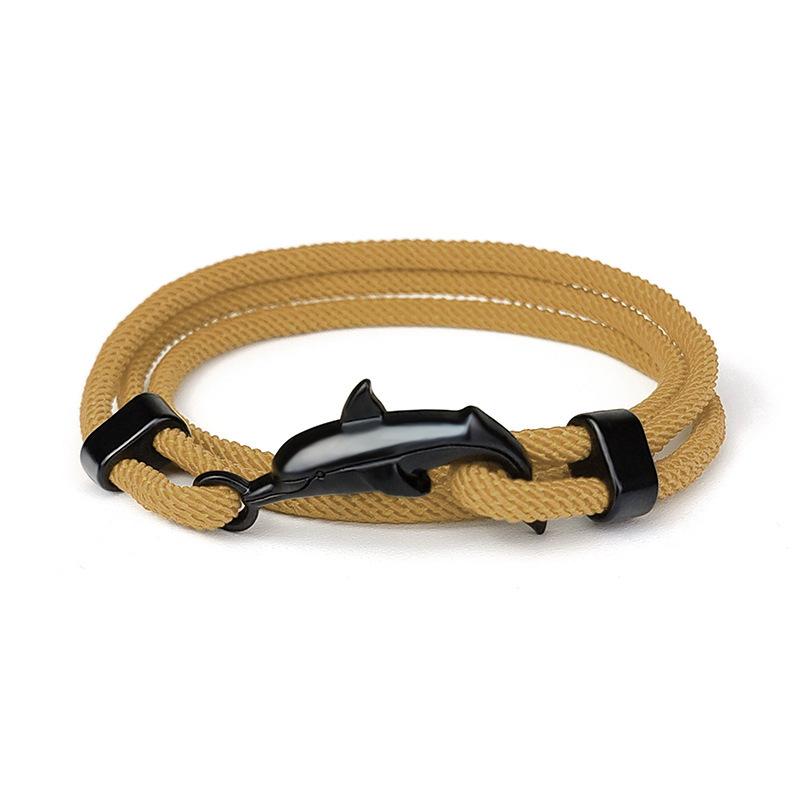 Student Couple Red Dolphin Hand Rope Macaron Milan Line Dolphin Whale Ocean Series Bracelet