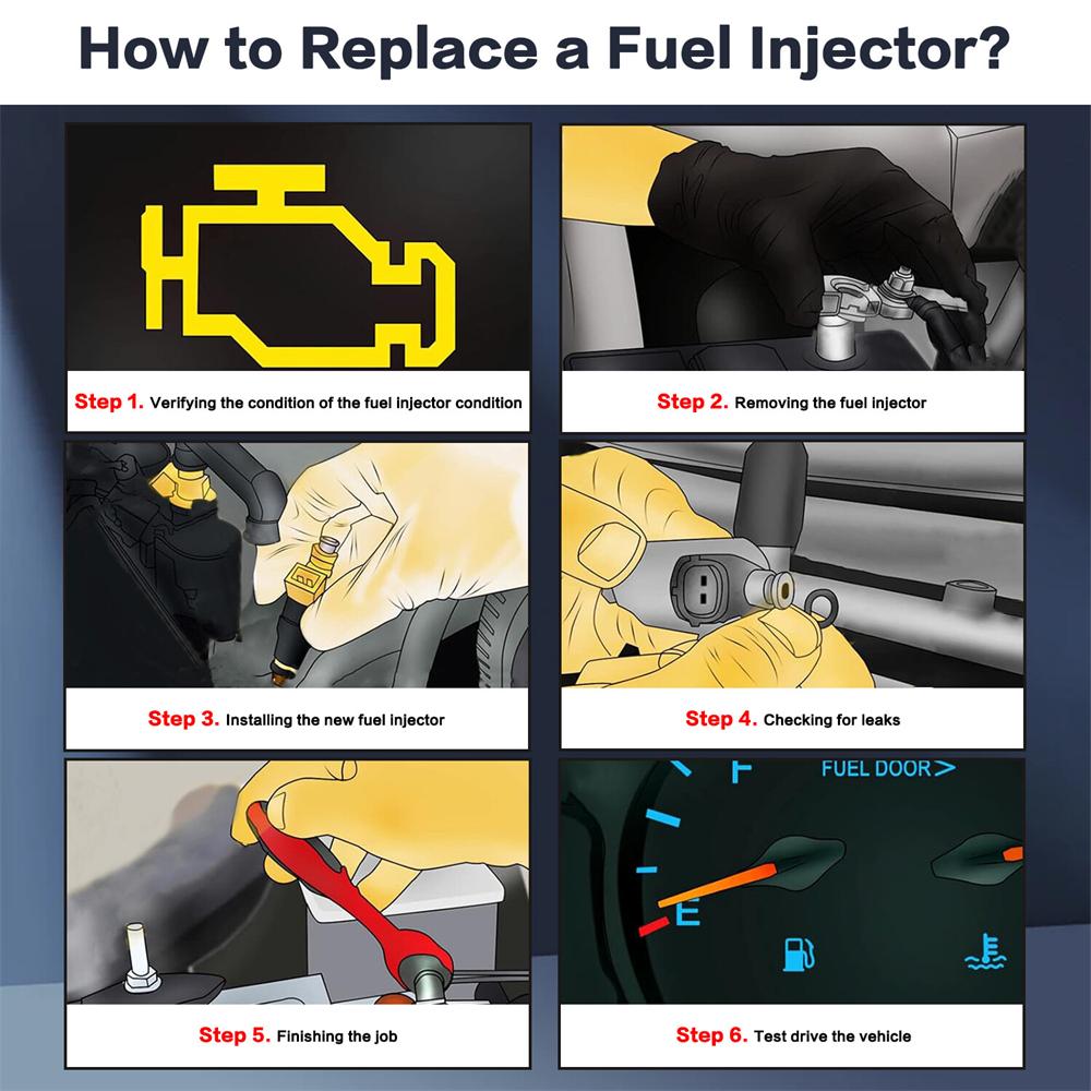 4Pcs Fuel Injector For Honda Accord Civic CR-V 1.5L 16010-5R1-305 16010-5R1-315