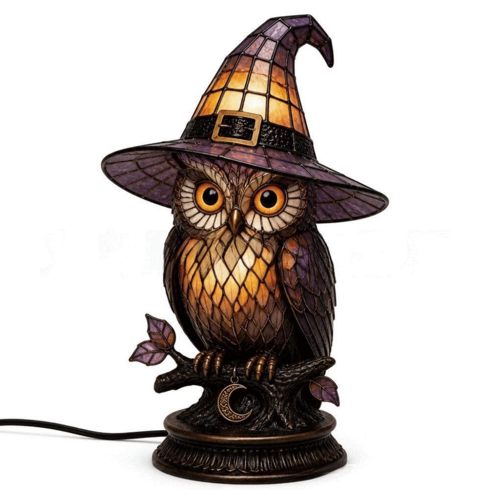 Home Decoration Halloween Lamp Cat Bird Desktop Lights Home Ornaments Night Light  Bedside