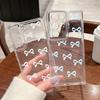 Soft Case For Samsung Galaxy S25 S24 S23 S22 Ultra S24 FE A15 A14 A55 A54 A36 A56 A16 A52 A35 5G Bow Pattern Clear Phone Cover