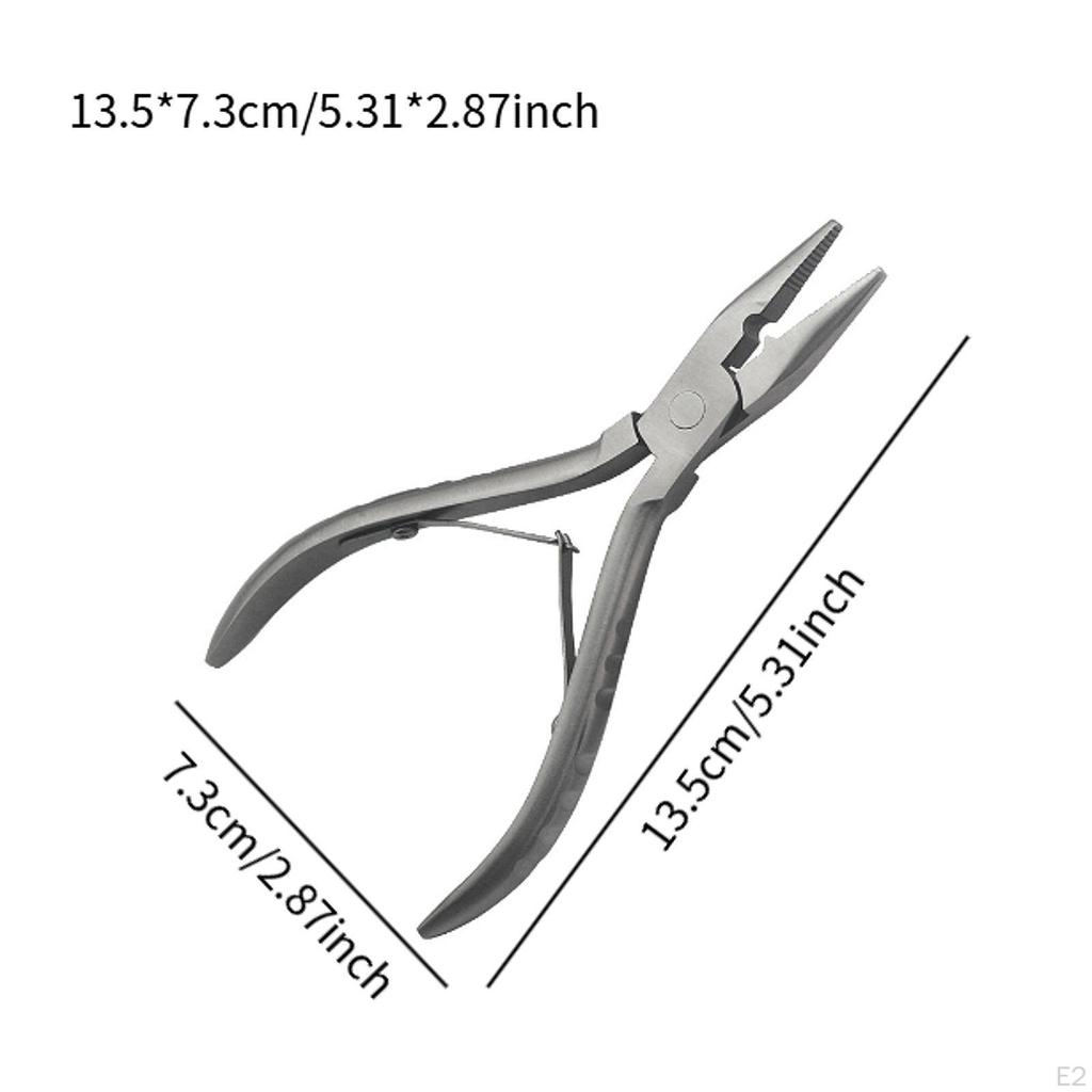 Hair Extensions Plier Beading Tool Stable Lightweight Single Hole Extension for Nano