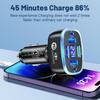 100W 6 Ports Car Charger 4 USB+2 PD Fast Charging QC3.0 USB C Car Phone Charger Type C Adapter In Car For iPhone Samsung Huawei Xiaomi