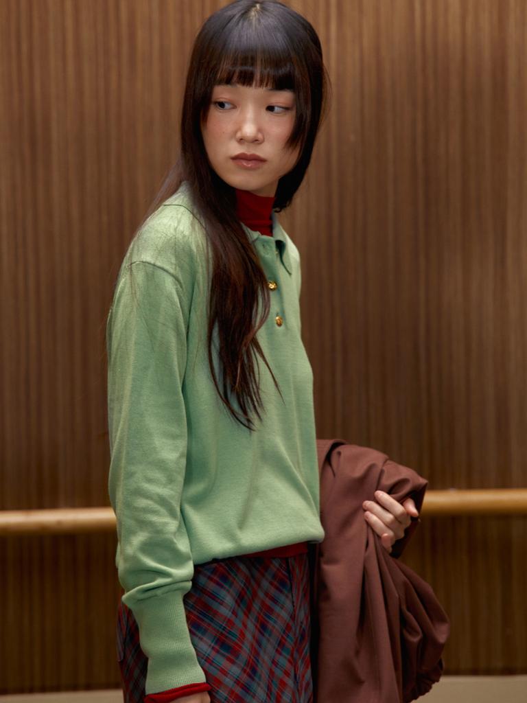 Sienneu New Royal Knit (Light Green)