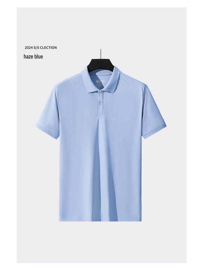 Custom Multi-Color Polo Shirt: Logo Print, Turn-Down Collar, Short Sleeve, Loose Fit, Embroidery