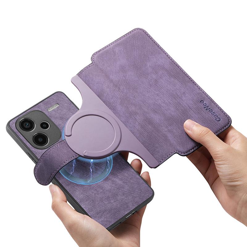 2 In 1 Detachable Leather Wallet Card Slot Flip Magnetic Case for Xiaomi 15 Ultra 14 13 12 11 10 Redmi Note14 Note13 Note12 Pro