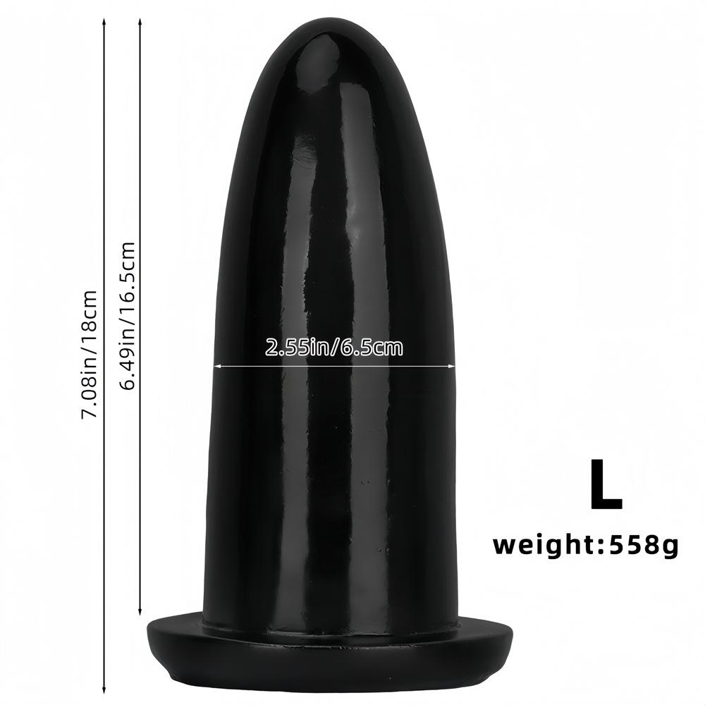 Black PVC Dildo Simulated Penis Butt Plug with Suction Cup Fisting Sex Toy Strap On Cock Big Dick Realistic Cock