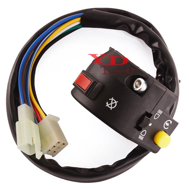 ATV Motorcycle Multi-Function Handlebar Switch with Start, Stop, and Horn Functions