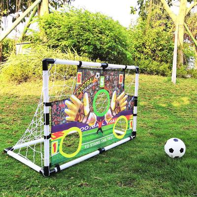 Portable Outdoor Sports Toy: Easy Assembly Large Plastic Football Goal Set