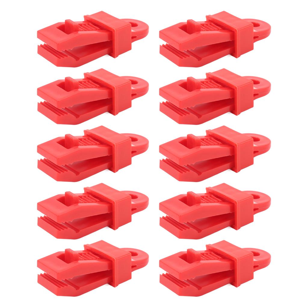 10pcs Tarp Clips Professional Windproof Waterproof Awning Tarp Clamps for Tarp Tents Tarpaulin Pool Cover RV Awning Cover Banners
