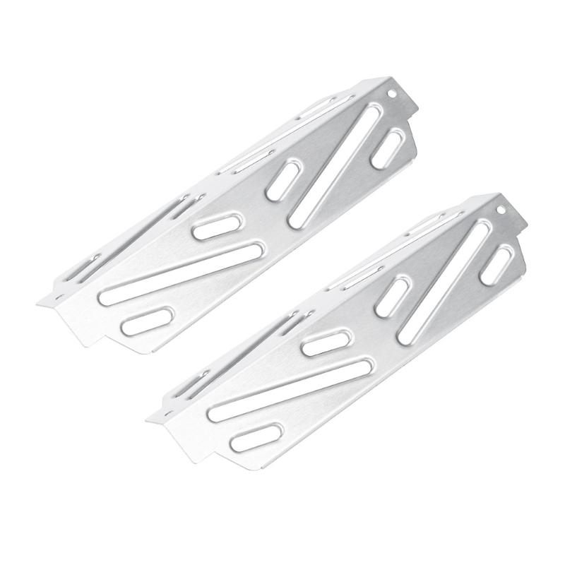 2Pcs Premium Professional Grade Stainless Steel Heat Deflector Simple BBQ Accessories Replacement Part