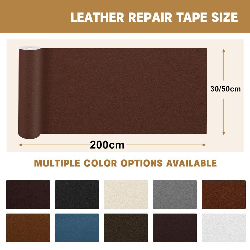Self Adhesive Leather Repair Patch Matte 200cm Furniture Repair Tape Waterproof UV Resistant Couches Repair Kit