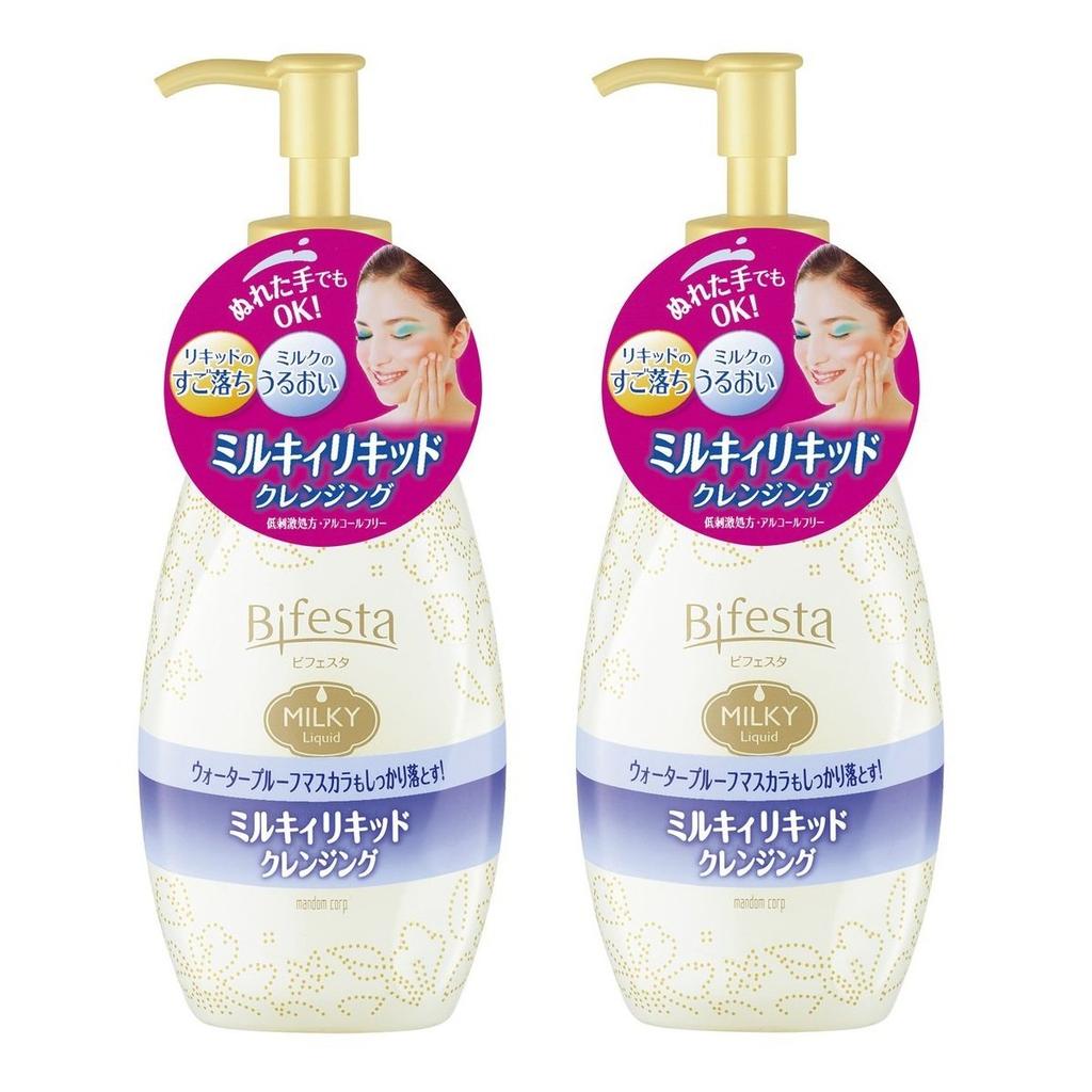 Bifesta Cleansing Milky Liquid 230ml x 2 [Bulk Purchase]