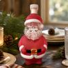 Santa-Shaped Liquor Bottle with Stopper High Clarity for Christmas Table