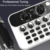Live Sound Card Mic Echo Knob Funny Sound Effects Voice Changer External Live Broadcasting Singing Audio Mixer Board Studio Supplies