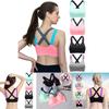 Lovely Push Up Sports Bra With Cross Straps For Yoga And Fitness Activities