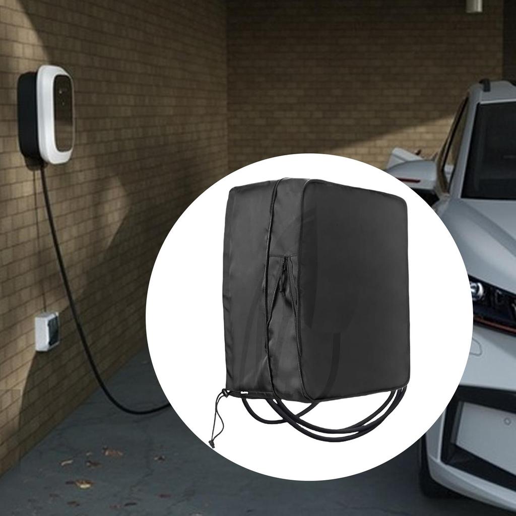 Electric Vehicle Charging Station Cover EV Charger Protective Cover UV Protection Bag For Campus Outdoor Public Building