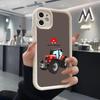 Massey Ferguson Phone Case For IPhone Air 17 Pro Max 16 E 15 14 Pro Max 13 12 11 Mini Plus Soft Silicone White Cover