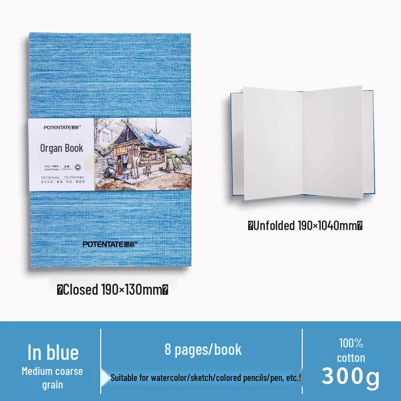 Zun Jue Accordion Style Cotton Folding Blank Painting and Photo Album for Student Graduation Souvenir