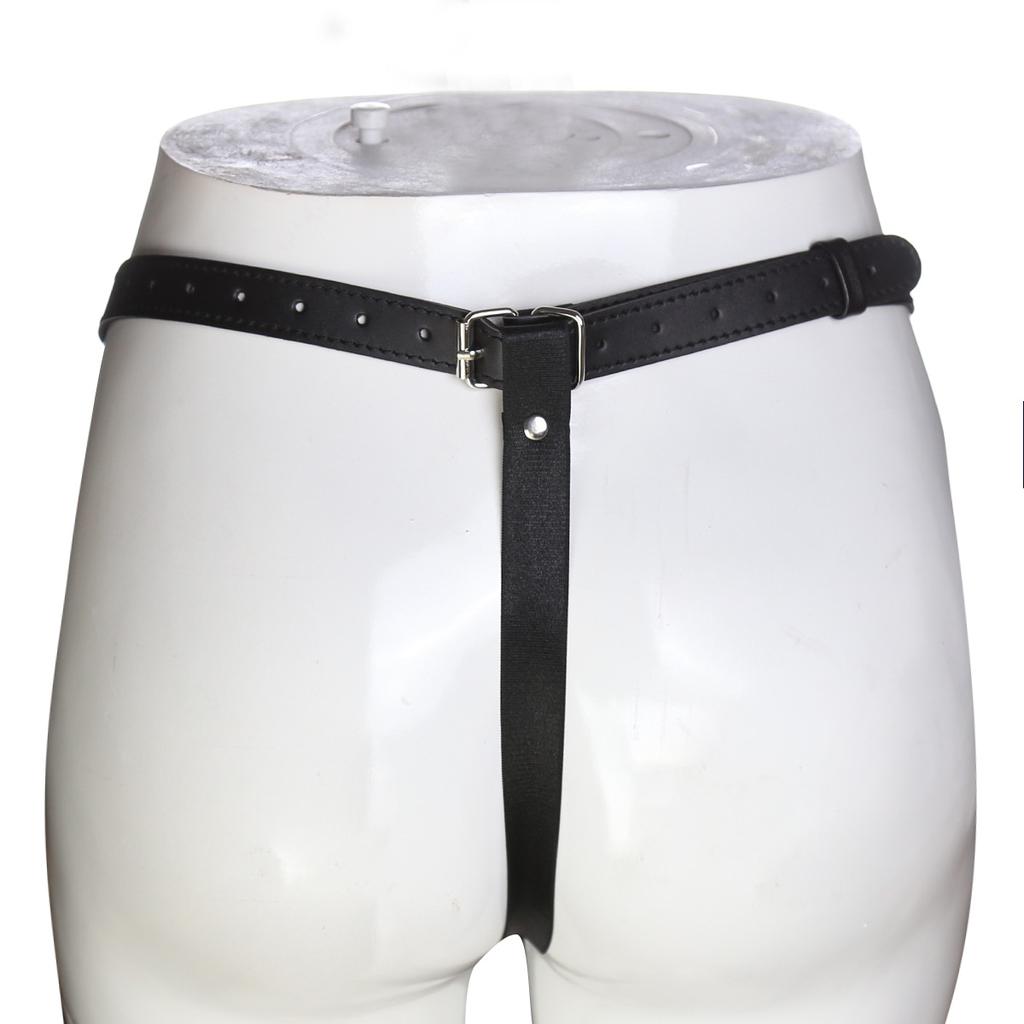 Leather Panties Sex Toys For Woman Chastity Vagina Tied Bondage Panty Queen Thong Underwear Adjust G-Strings Knicker Slave Lingi