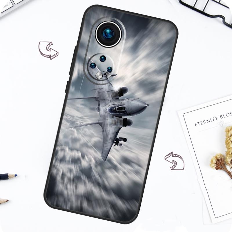 F14 Tomcat Fighter Case For Honor Magic 7 Pro 5 6 Lite Honor 200 Pro 50 70 90 X8b X9a X8a X8 X9 X9c X9b Cover