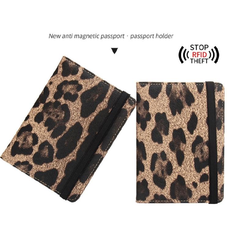 Chic Blocking Passport Cover with Soft PU Leather and Bandage for Women and Girl