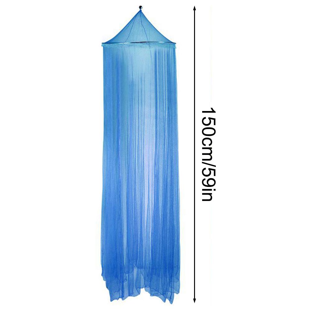 1PC Indoor Single-Person Princess-Style Dome Mosquito Net Bed Ceiling With Floor Installation And No Need For Assembly