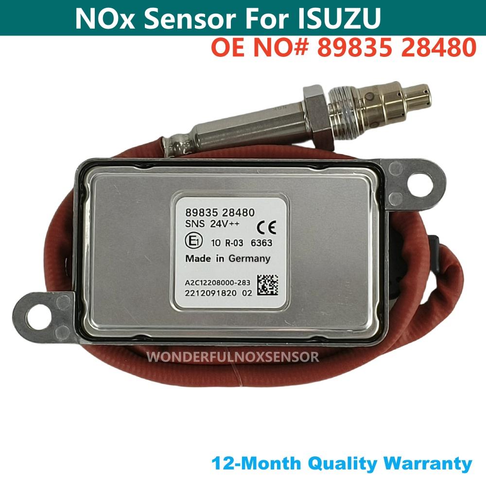 89835-28480 8983528480 89835 28480 Original NEW NOx Sensor Nitrogen Oxide Sensor 24V For ISUZU Truck Parts