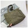 2023 Women's Large Capacity Quilted Nylon Tote - Versatile Autumn/Winter Fashion Shoulder Bag