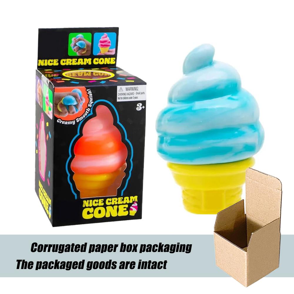 Needoh Peace O' Cake Pizza Fusselball Quetschspielzeug Nee Doh Eiswürfel Stress Fidget Sensorisches Spielzeug Stressabbau Langsam Rückprallende Spielzeuge