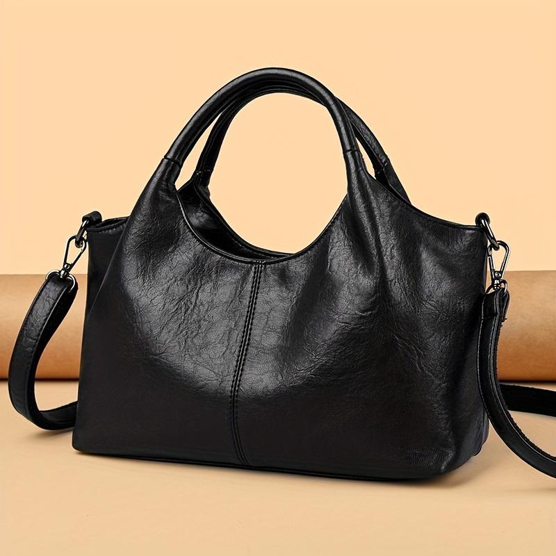 2025 Trendy Handbag, Fashionable Women's Shoulder Bag, Gift for Mom, Casual Crossbody Bag, Versatile Shopping Bag with Zip Closure