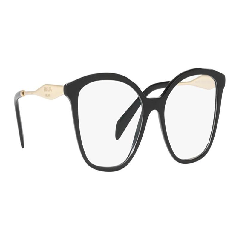 Prada Fashionable, Casual and Simple, Plate and Metal, Butterfly-shaped Optical Glasses, Women's Style