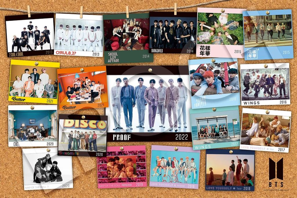 Epoch 1000-Piece Jigsaw Puzzle BTS Photo Collection (50x75cm) 13-048s with Glue and Spatula