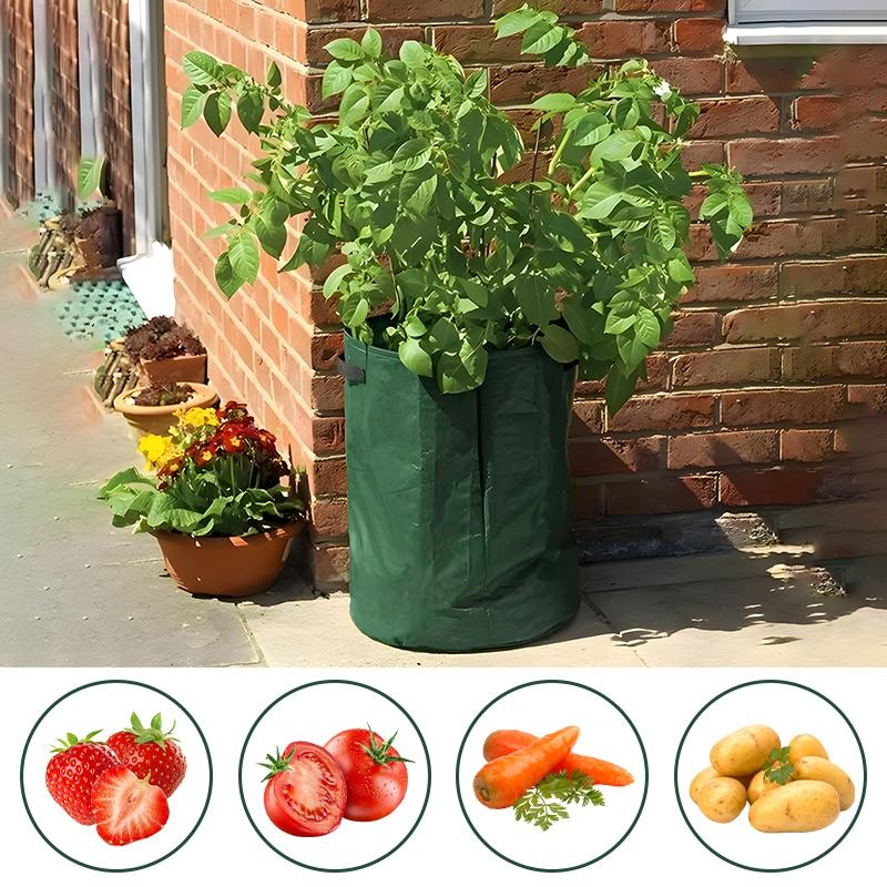1-10 Gallons Plant Grow Bag Veg Planting Bag Gardening Tools and Planting Supplies Growing Bags for Seedlings Gardening Supplies