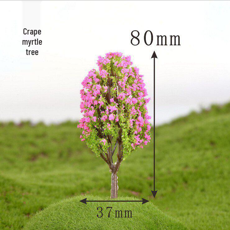 Decorative Miniature Trees & Succulents for Landscaping: Mini Fruit, Willow, Golden Leaf Trees, Moss Micro Landscape DIY Materials