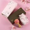 Tan Mujiang Peach Blossom Airbag Hair Comb Gift Set