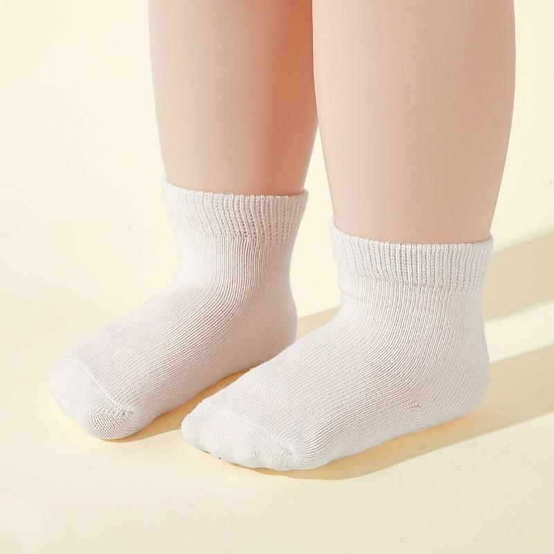 

5pairs/set Newborn Baby Children Cotton Socks Fashion White for 0-2 Years Kids Spring Autumn Baby Boys and Girls Boat Socks M(1-2y) бежевий