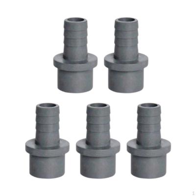 5 pezzi di adattatori per tubo flessibile per laghetto o piscina in PVC, accessori di ricambio, connettore a barb per tubo flessibile