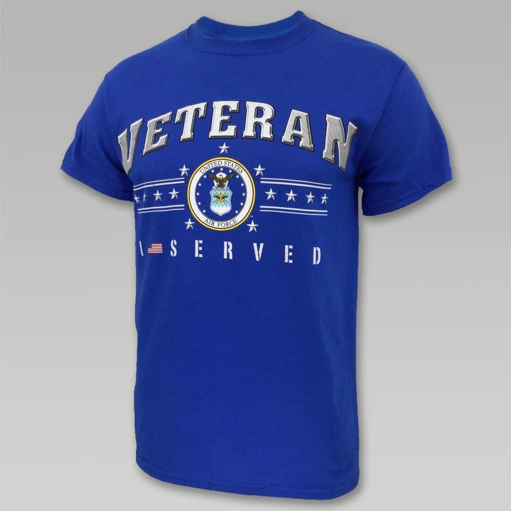 United States Air Force Veteran I Served Tee new T shirt Blue 3XL