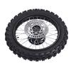 Dirt Bike Rear Wheel Tire 16 Inch 90 100 16 15mm Axle 420 41T Sprocket Rear Wheel Rim Tire Assembly Replacement for